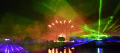 Laser shows combined with demanding fireworks always inspire
