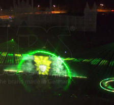 Show laser in Kangwon Land, South Korea