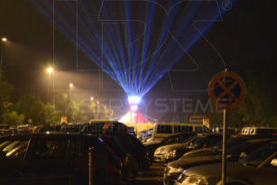 Laser effects with Rock im Park festival, Nuremberg