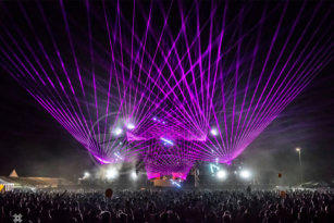 Laser show ELEMENTS Electronic Festival Dormettingen