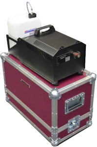 Nebelmaschine mit Flightcase und Nebelfluid von LPS