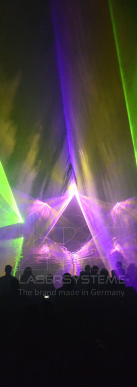 Outdoor laser show for Whit market in Angelbachtal Outdoor Lasershow beim Pfingsmarkt in Angelbachtal