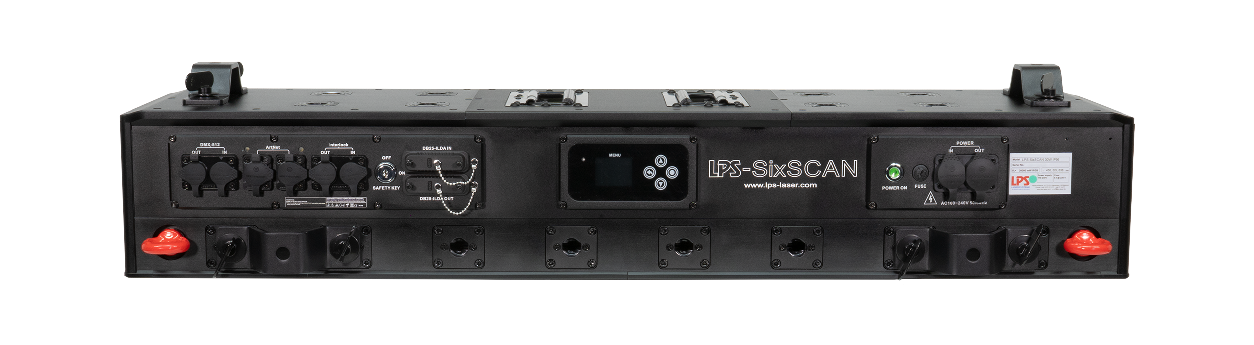 SixSCAN from behind, showing the connections
