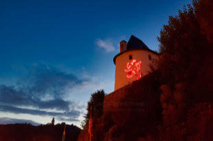 Laser show National Day Luxembourg, Clervaux