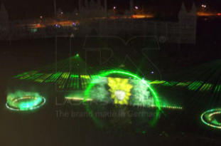 Permanent installation of laser show systems in Kangwon Land, South Korea