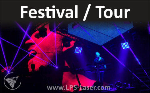 laser show festival tour