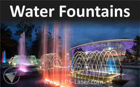 laser show water fountains