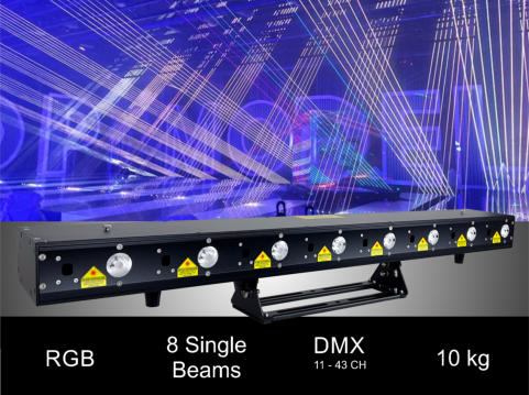 LPS Laser Array Beam Bar RGB 