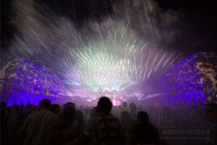 Laser shows, Electrique Baroque, Residence Castle Ludwigsburg