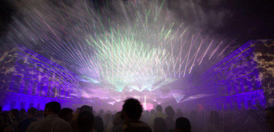 Outdoor laser shows