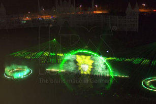 Permanent installation of laser show systems in Kangwon Land, South Korea