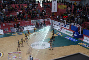 Laser tunnel for the Walter Tigers in Tuebingen
