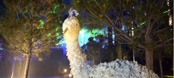 laser show pomegranate chalkidiki
