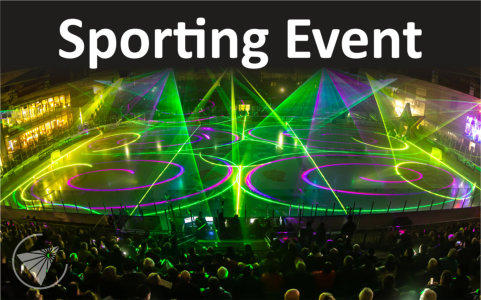 laser show sporting event
