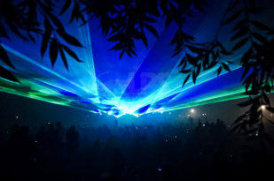 Outdoor / Openair laser shows folk festival Ulm